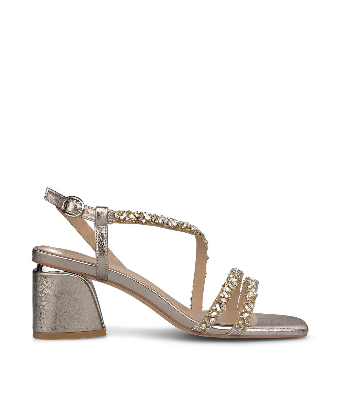 Sandalia Tacón Ancho