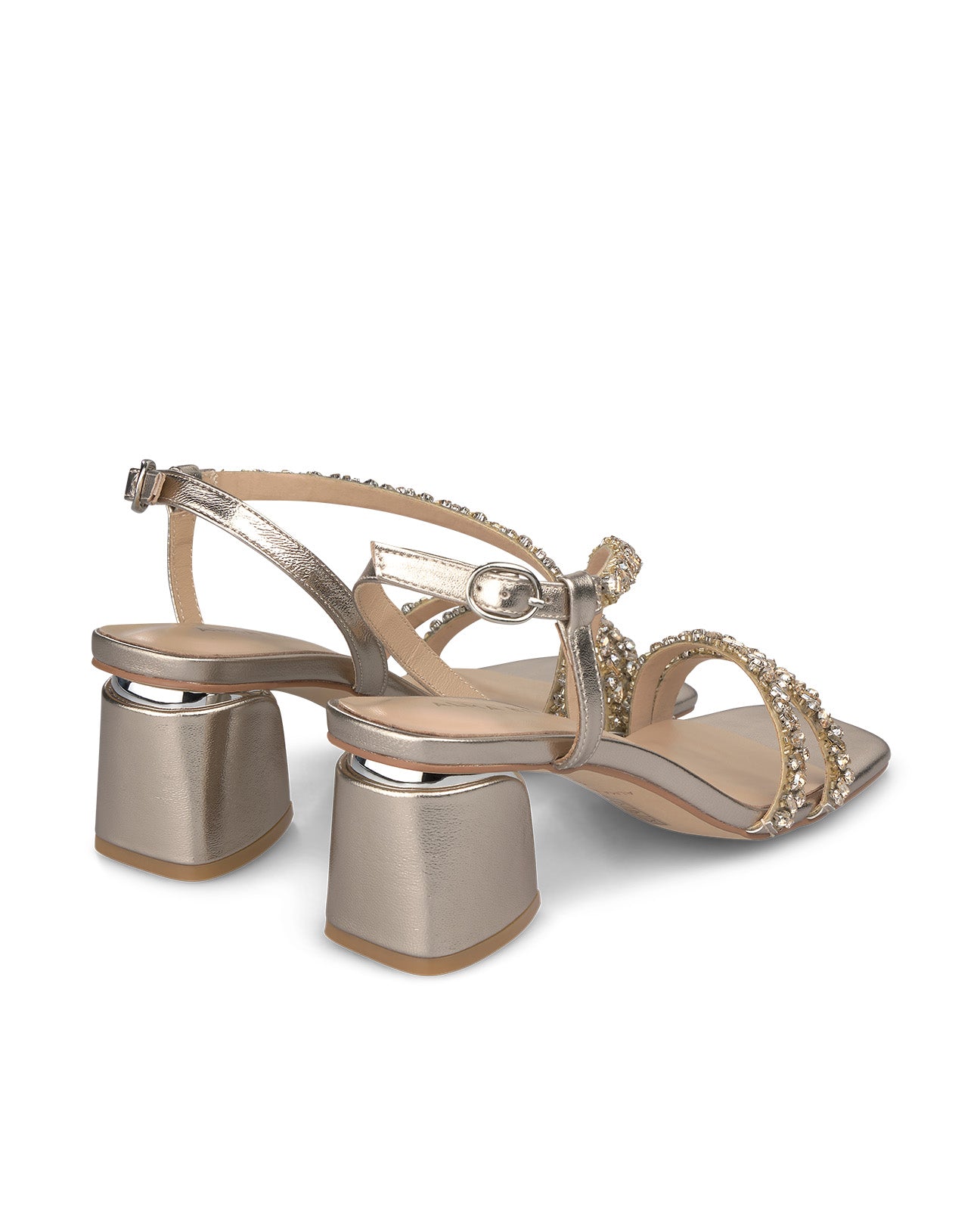 Sandalia Tacón Ancho