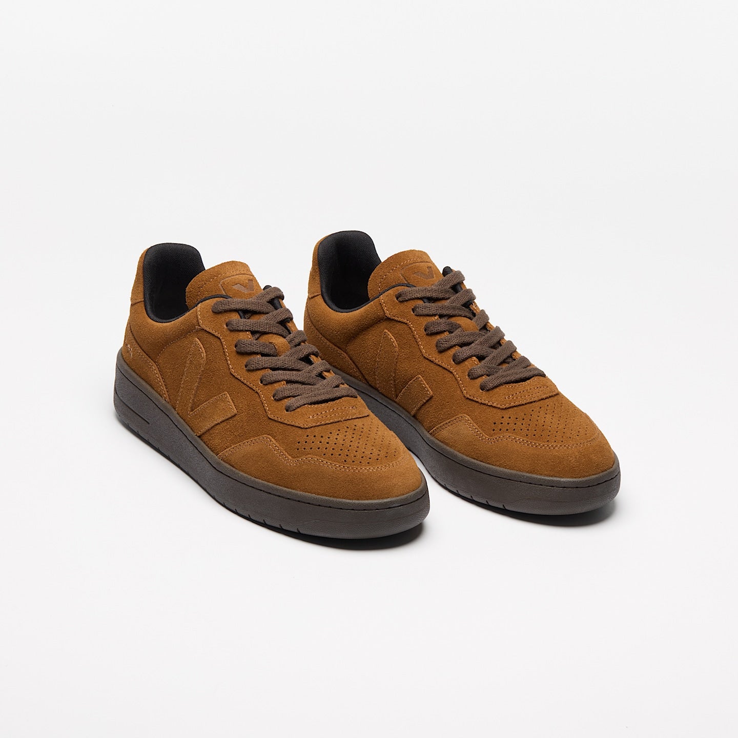Tenis Veja De Hombre V-90 Suede Full Cognac Eagle
