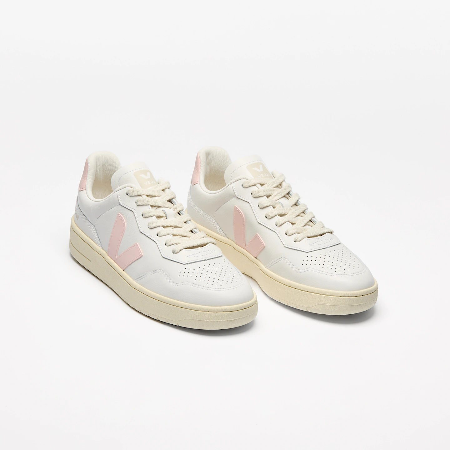 Tenis Veja De Mujer V-90 Leather White Petale