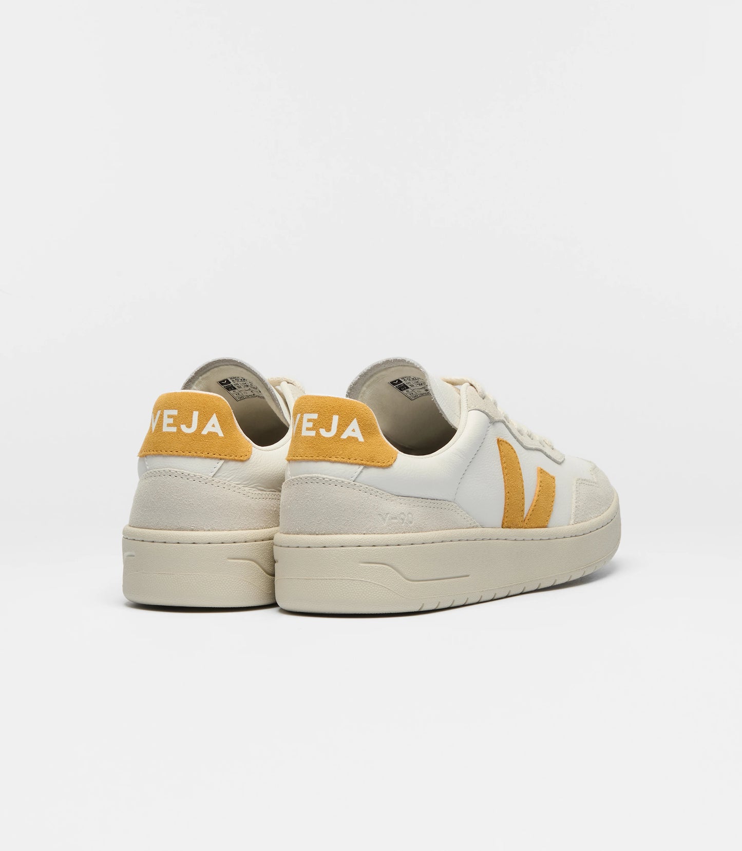 Tenis Veja De Mujer V-90 Leather White Safran