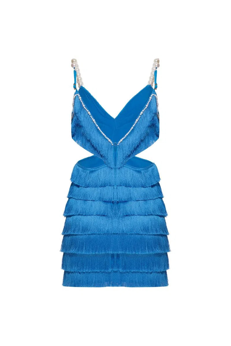 Vestido Corto Luxor Spy Fringe PATBO VESTIDOS Malva CO