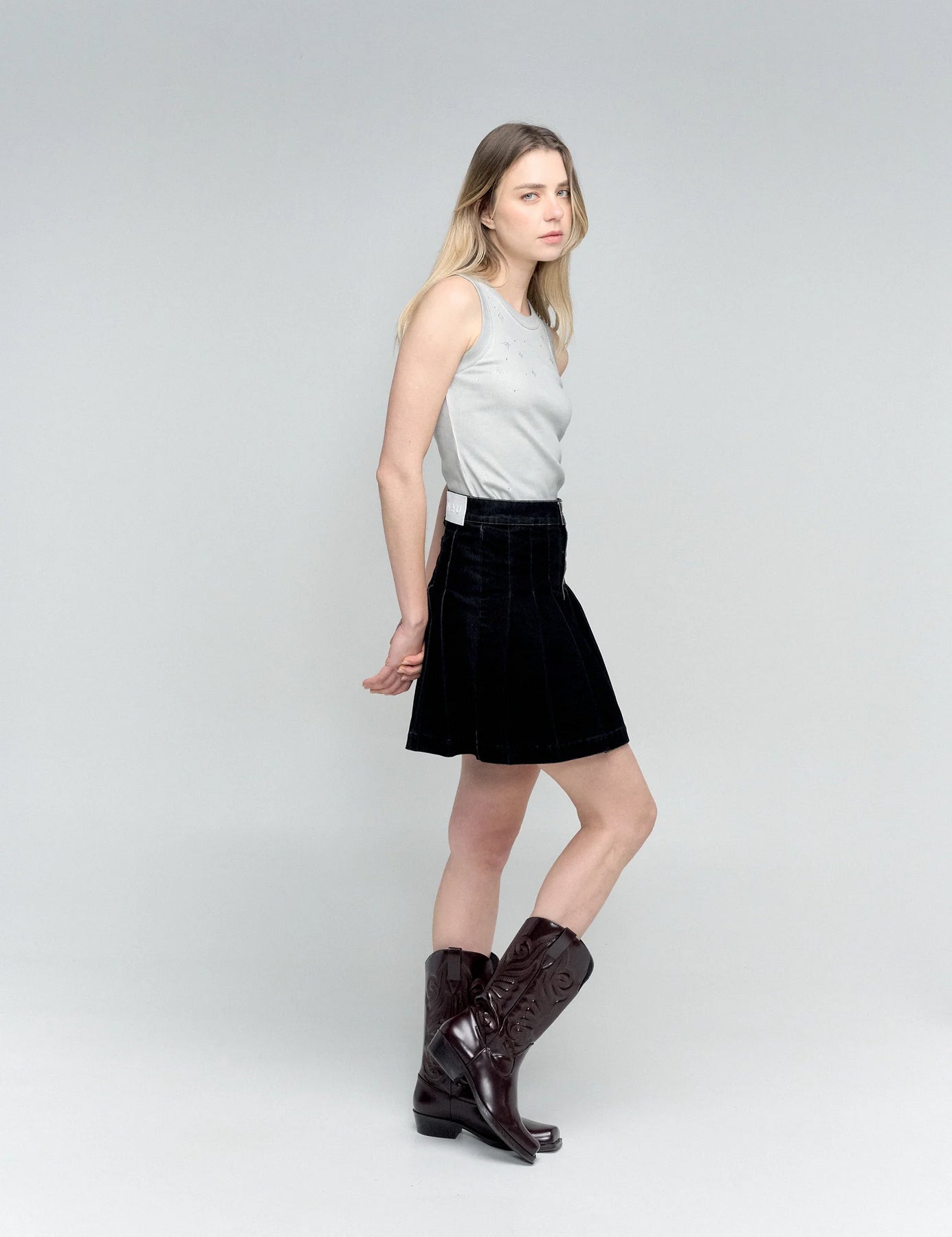 Mini Falda Velvet 157