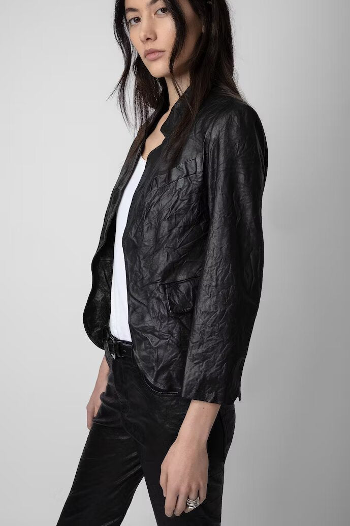 Chaqueta Cuir Froisse
