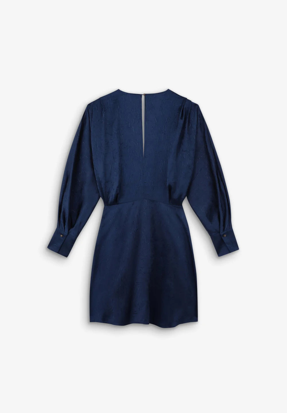 Vestido Saten Crinkle