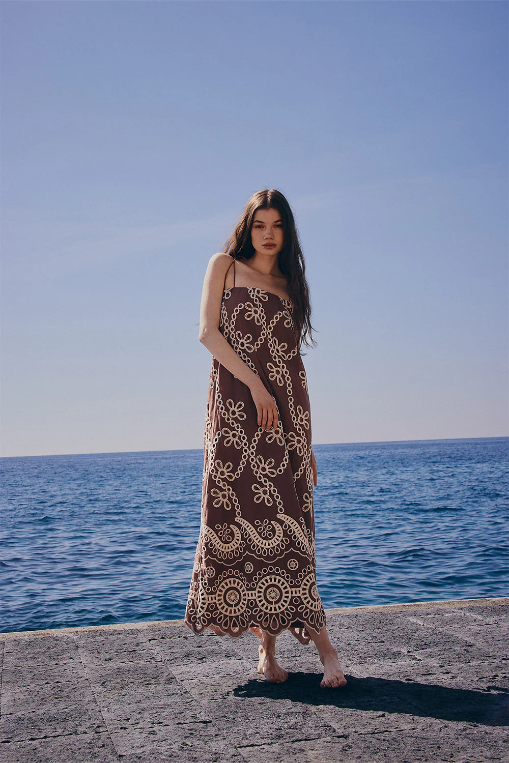 Vestido Aria Coffee