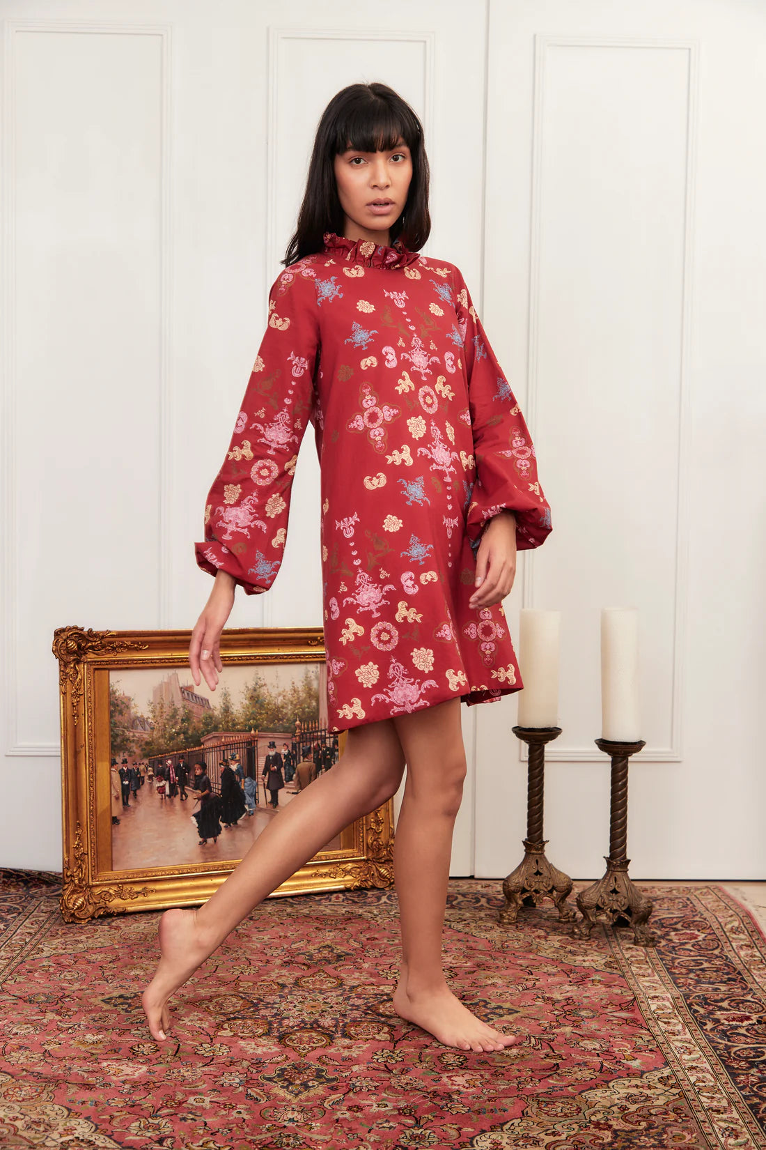 Vestido Grosella Roja