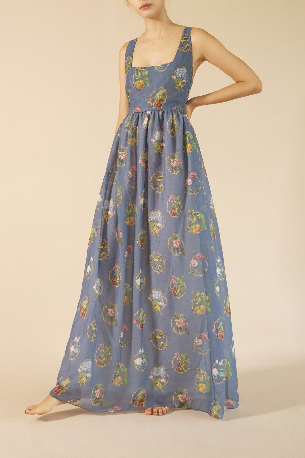 Vestido Jengibre Mademoiselle Rose