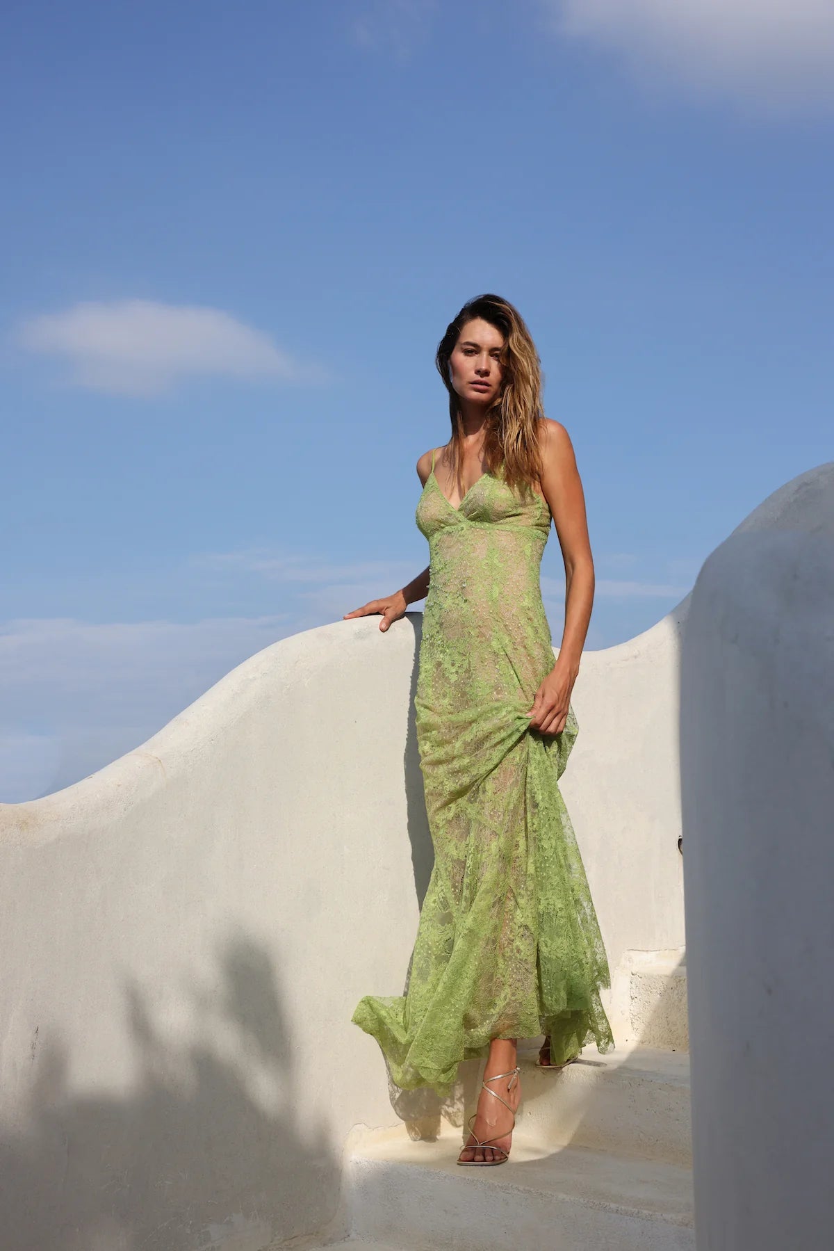 Vestido Marino Lace