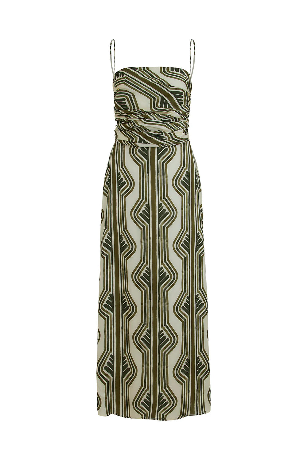 Vestido Zafira Verde Oliva