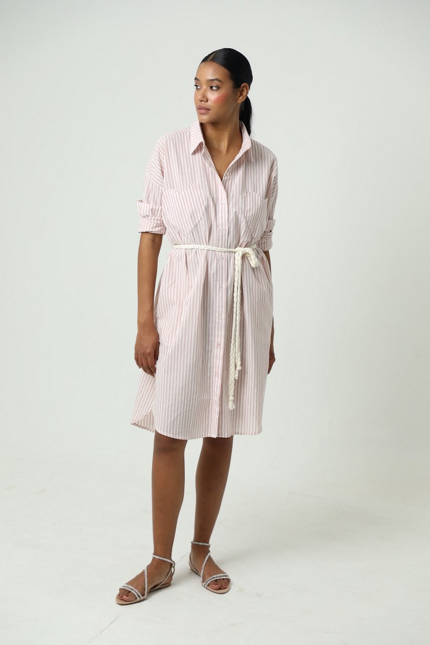 Vestido Goddess  Rayas