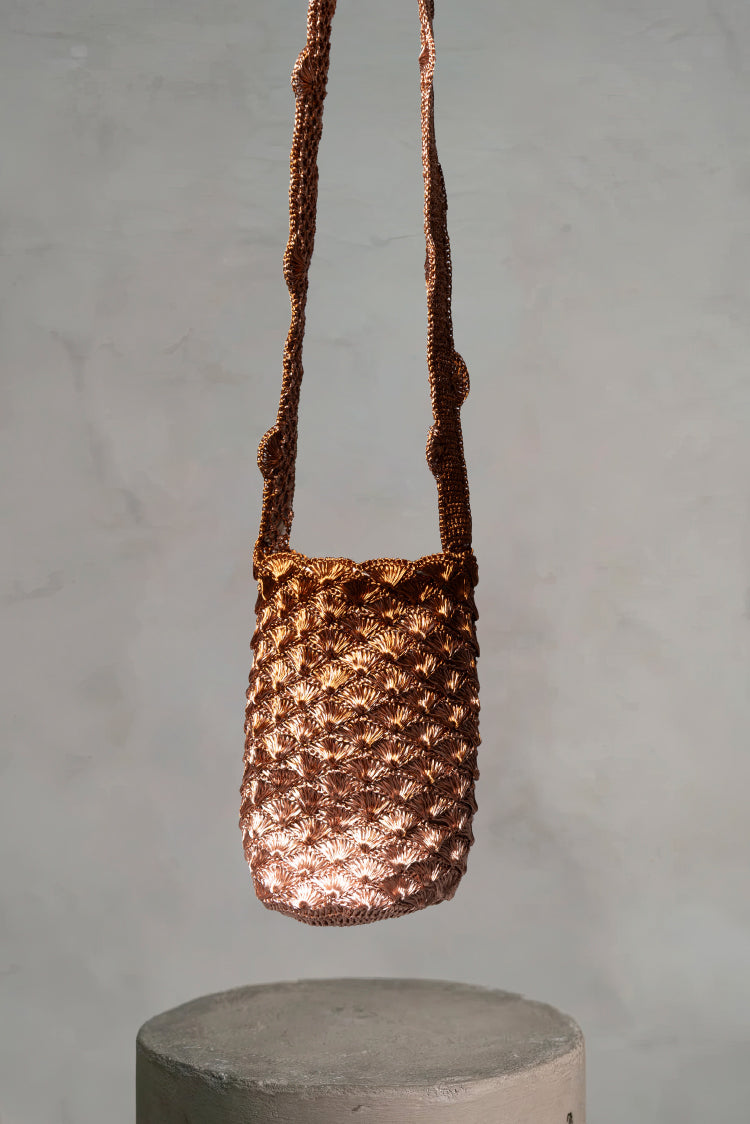 Mochila Kaia Mini Seashell Copper & Rose Gold Edition