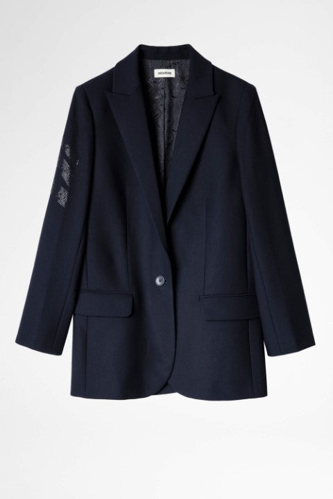 Blazer Arrow Strass