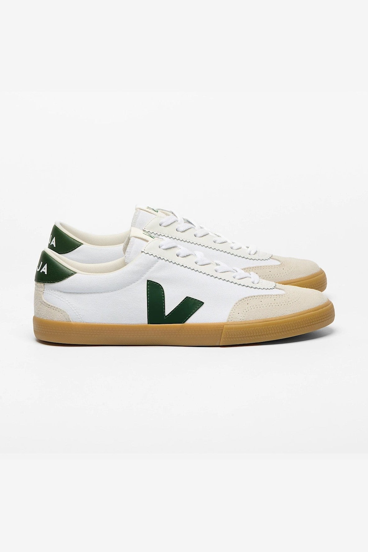 Tenis Veja De Hombre Volley Canvas White Chipre Natural