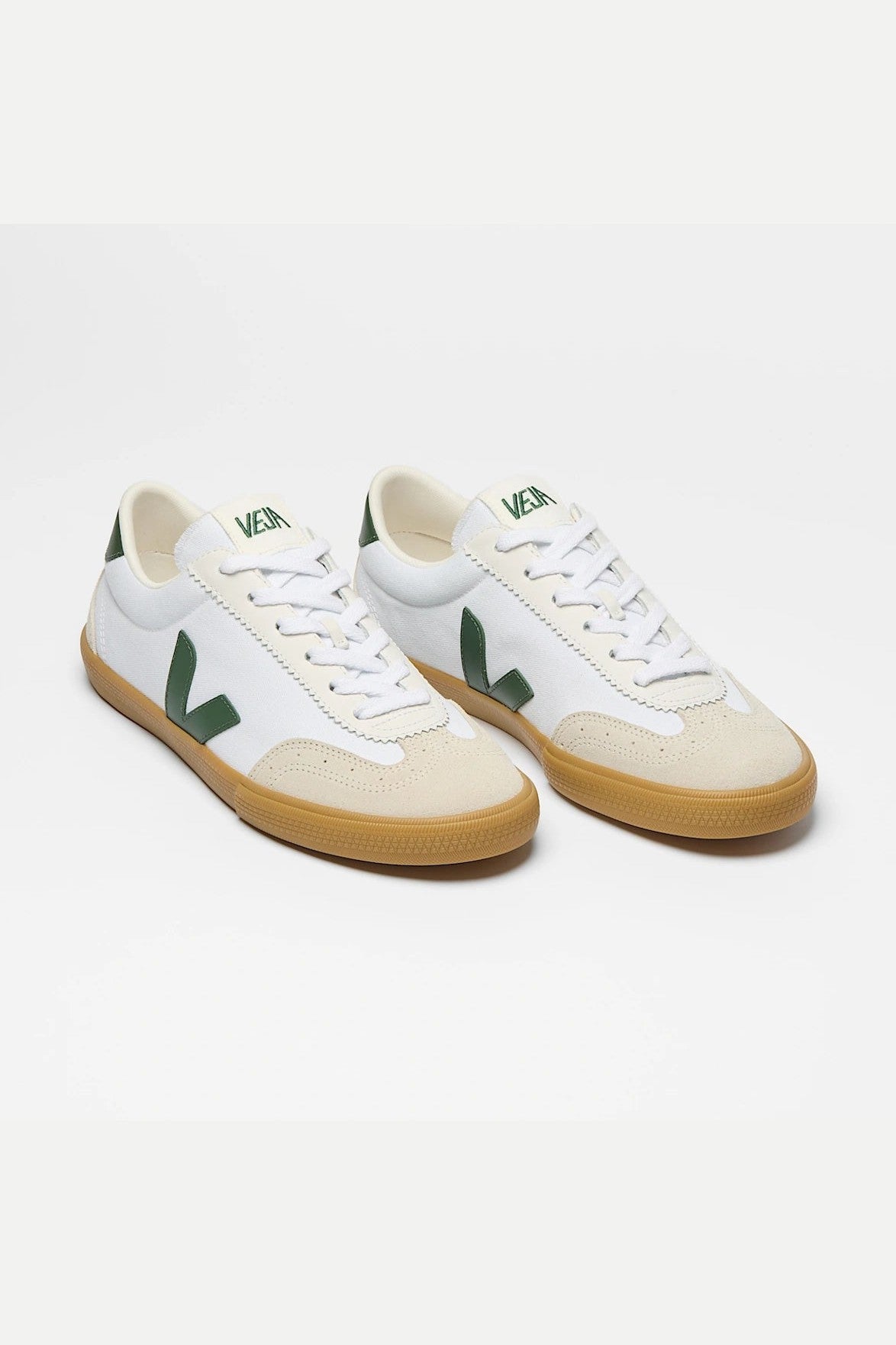 Tenis Veja De Hombre Volley Canvas White Chipre Natural
