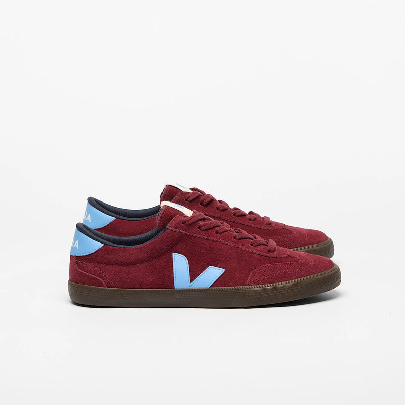 Tenis Veja De Mujer Volley Suede Grenat Aqua Eagle