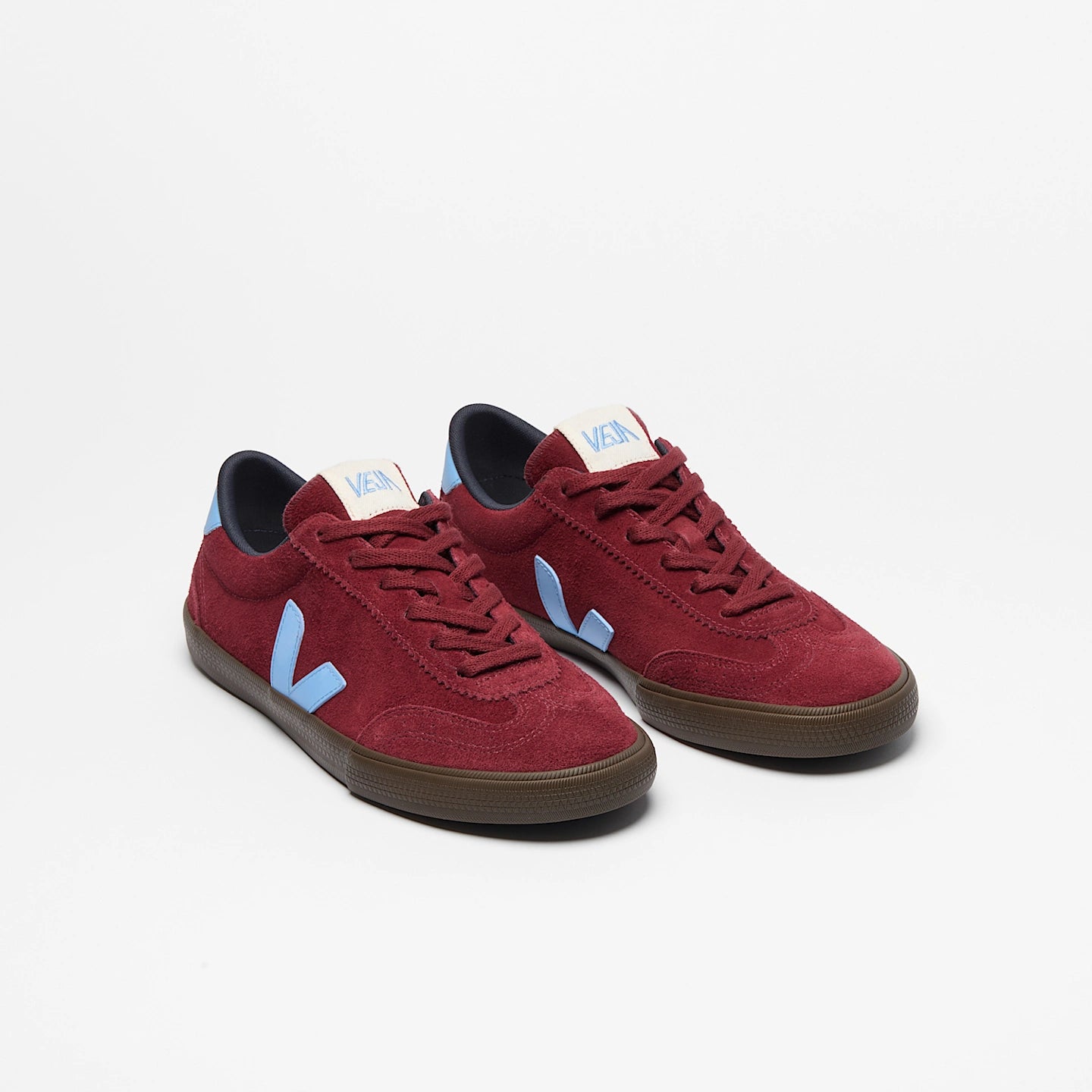 Tenis Veja De Hombre Volley Suede Grenat Aqua Eagle