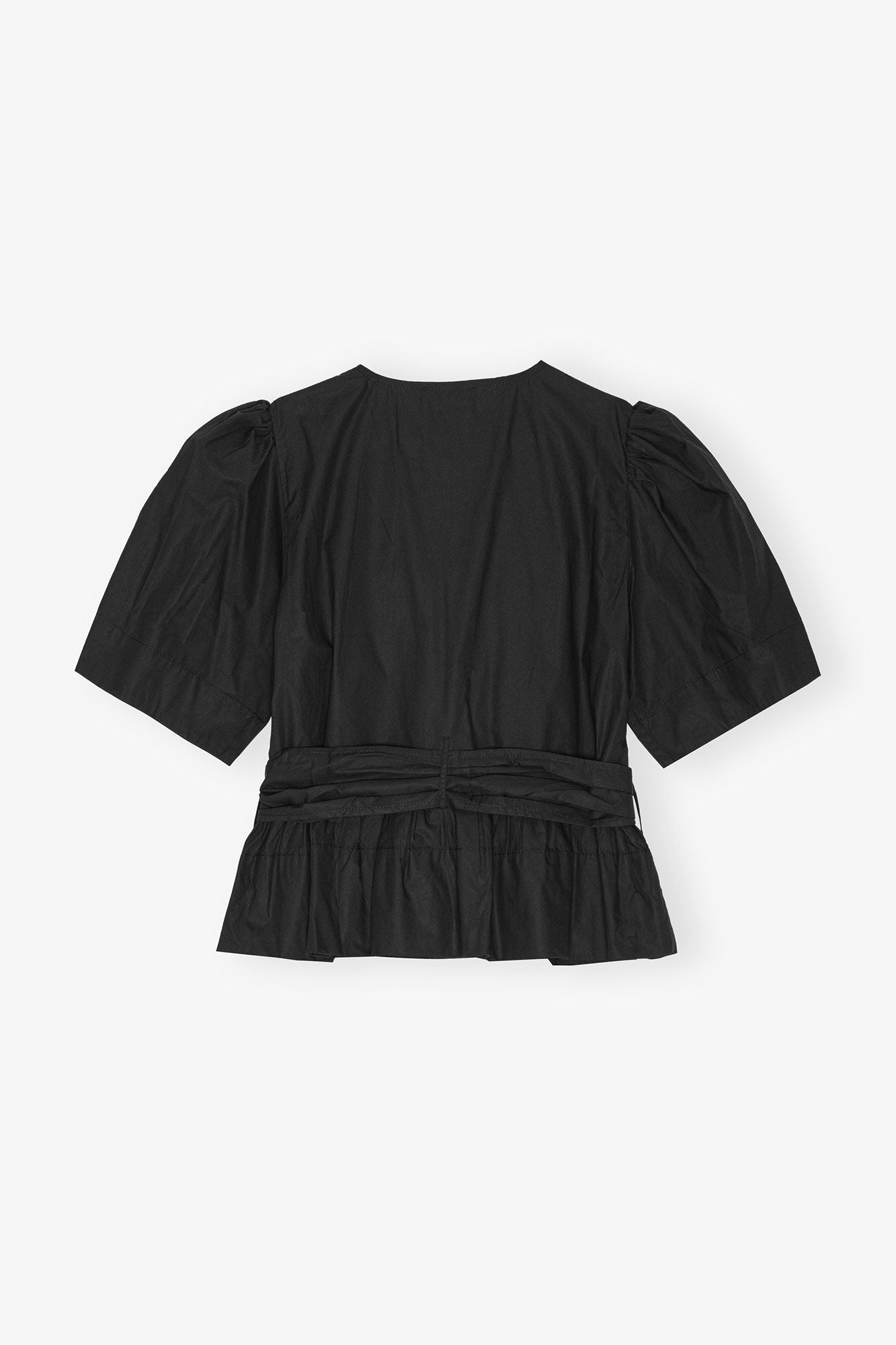 Blusa Washed Stretch Cotton Tie Strap