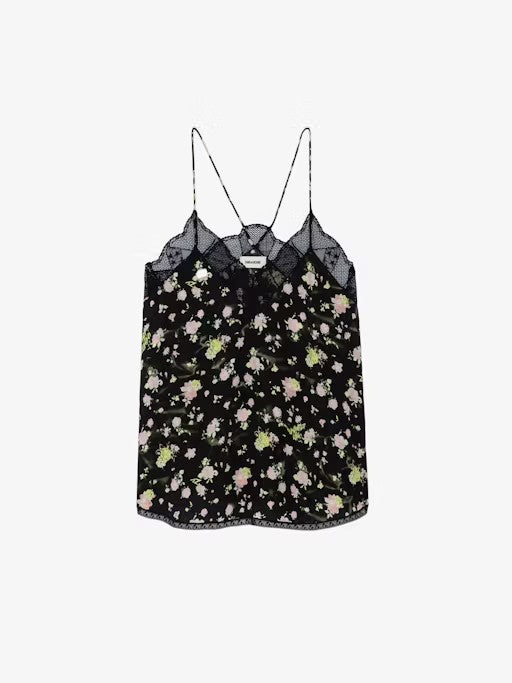 Blusa Christy Roses ZADIG ET VOLTAIRE BLUSAS Malva CO