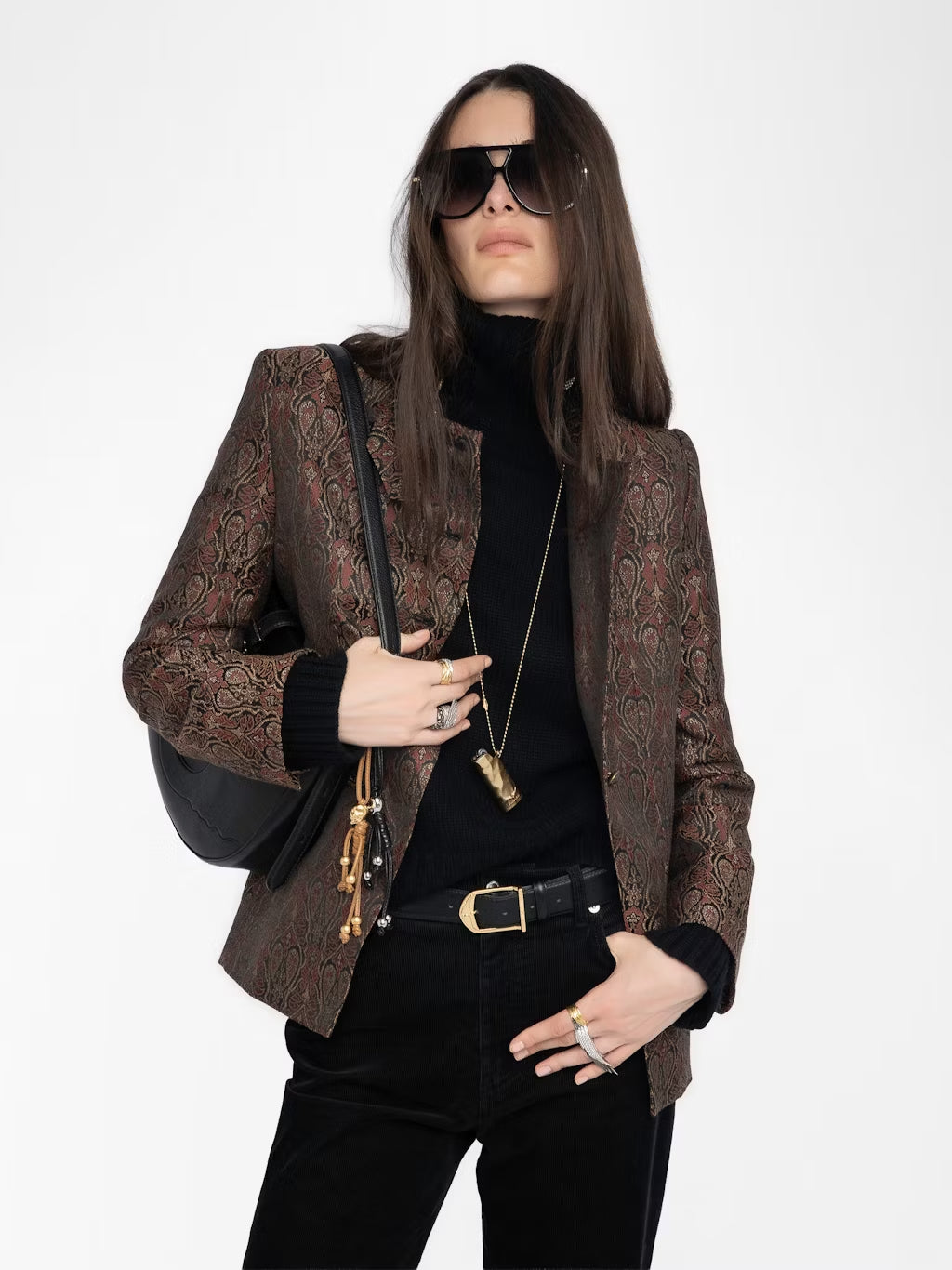 Blazer Verysa Jac Paisley ZADIG ET VOLTAIRE BLAZERS Malva CO