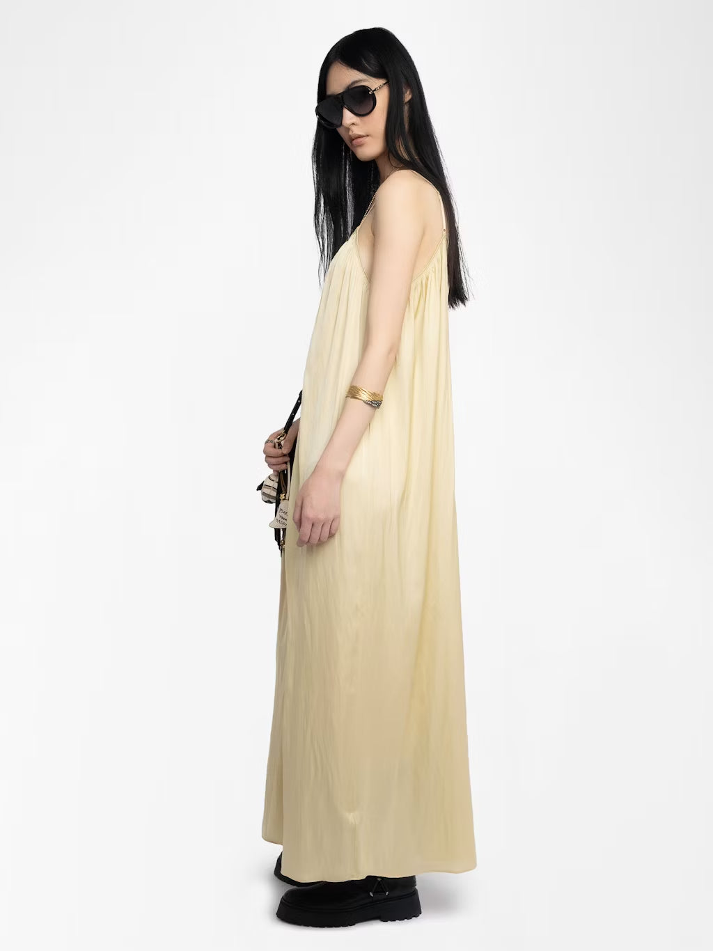Maxi Vestido Ristym Satin