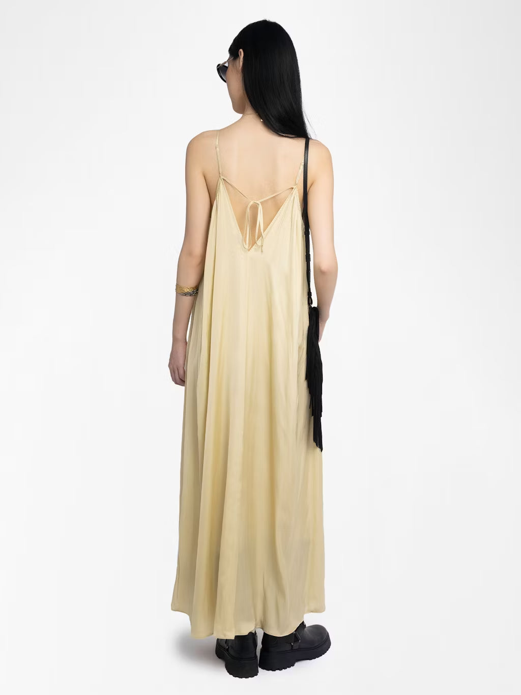 Maxi Vestido Ristym Satin