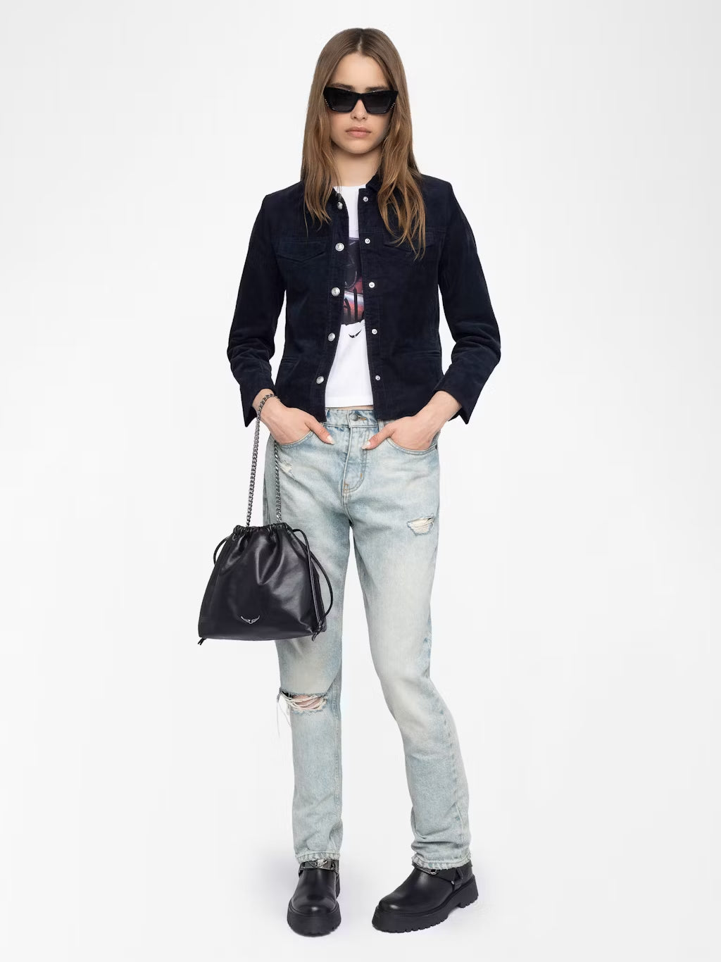 Chaqueta Corduroy Liam ZADIG ET VOLTAIRE CHAQUETAS Malva CO