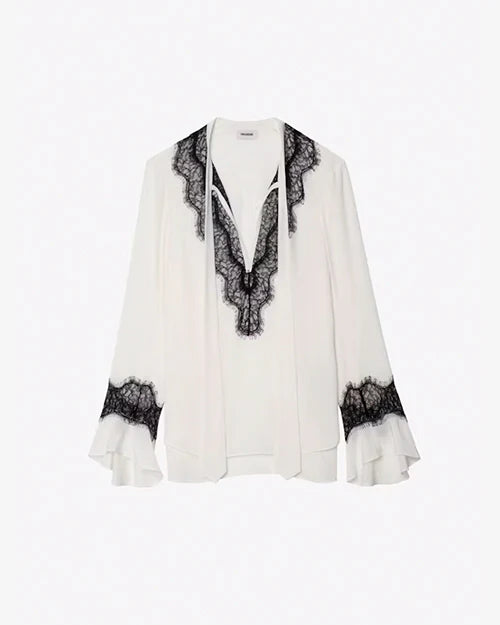 Camisa Tuan Lace ZADIG ET VOLTAIRE CAMISA Malva CO