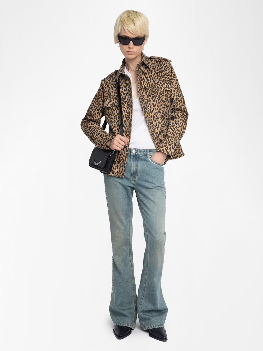 Sobrecamisa Denim Taskam Eco Leo ZADIG ET VOLTAIRE CAMISAS Malva CO