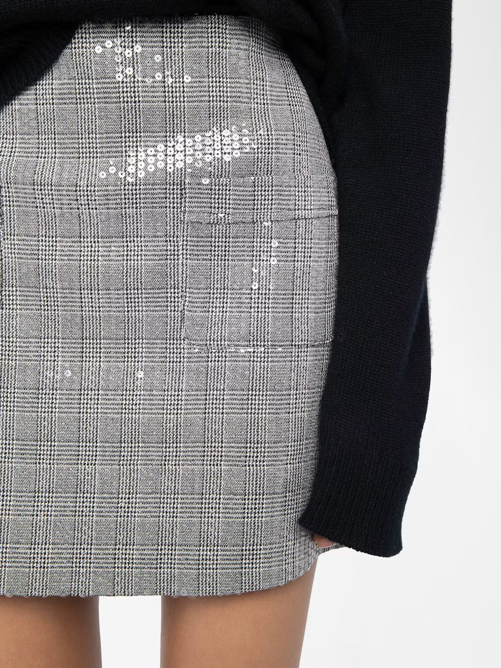 Mini Falda Jaime Car Sequins