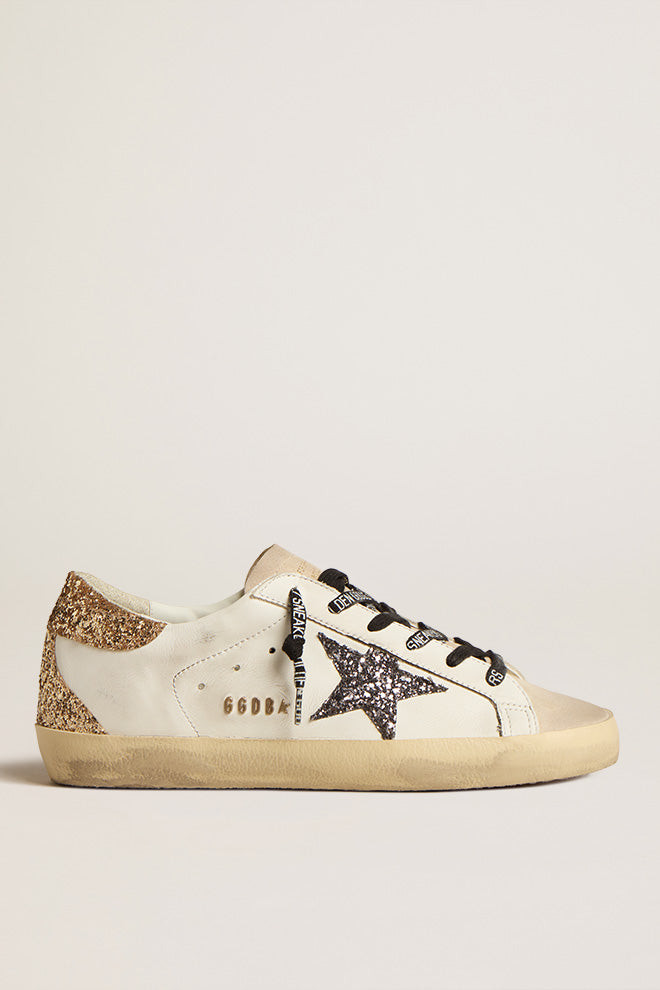 Tenis Golden Goose Super-Star Metal Lettering Mujer