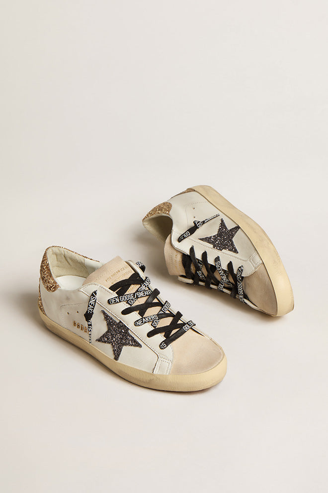 Tenis Golden Goose Super-Star Metal Lettering Mujer