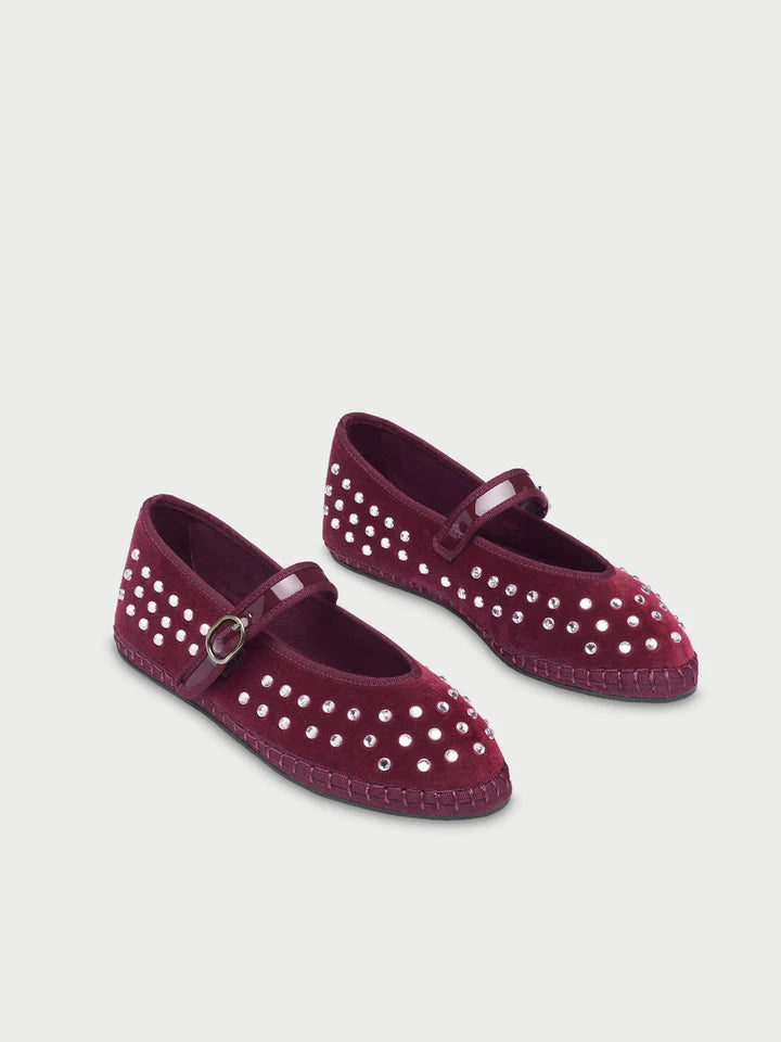 Baleta Mae Burgundy