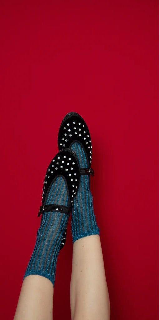 Balleta Mae Black FLABELUS BALLERINAS Malva CO