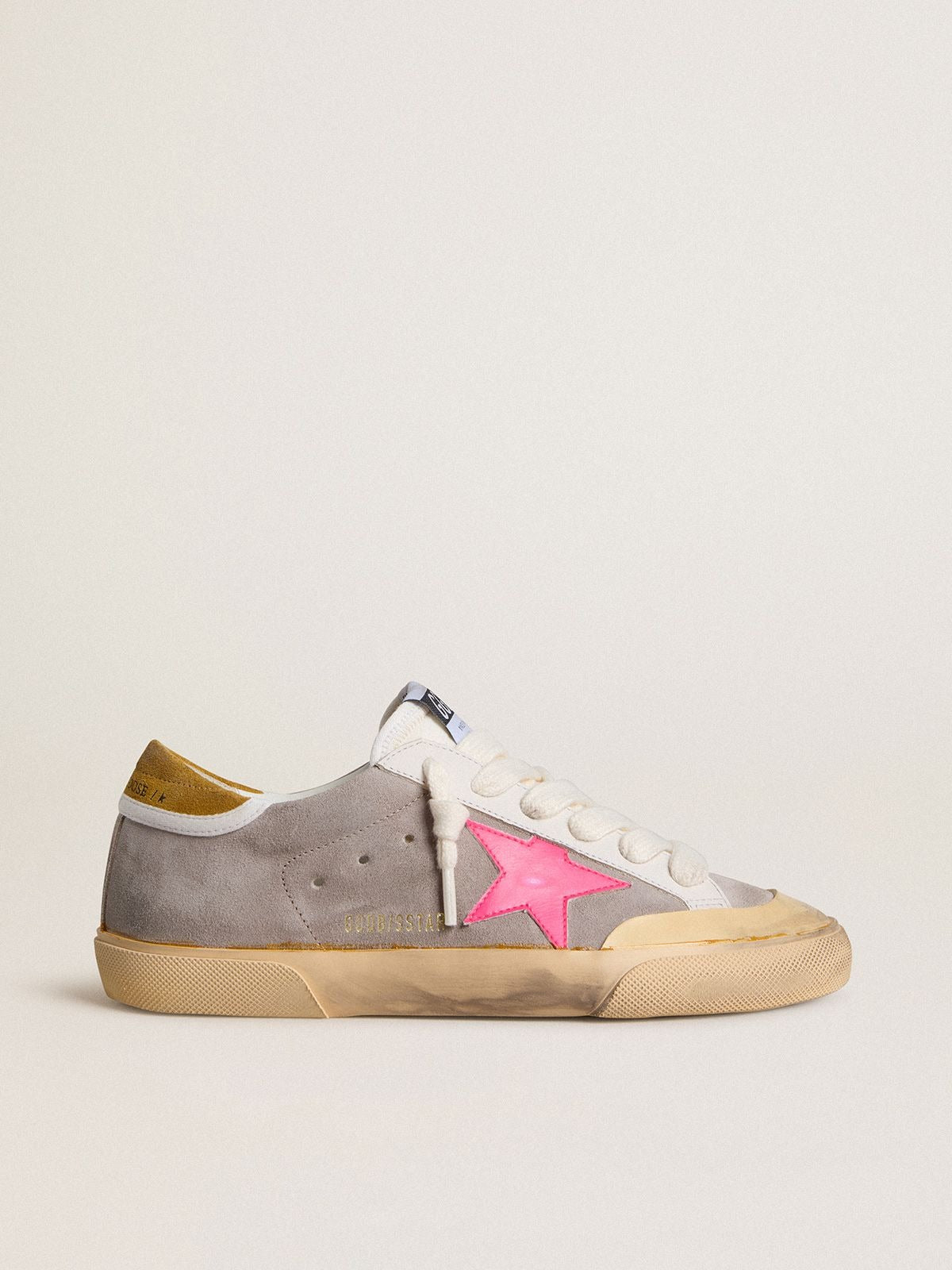 Tenis Golden Goose Super Star Suede Nylon Tongue Leather Star Mujer