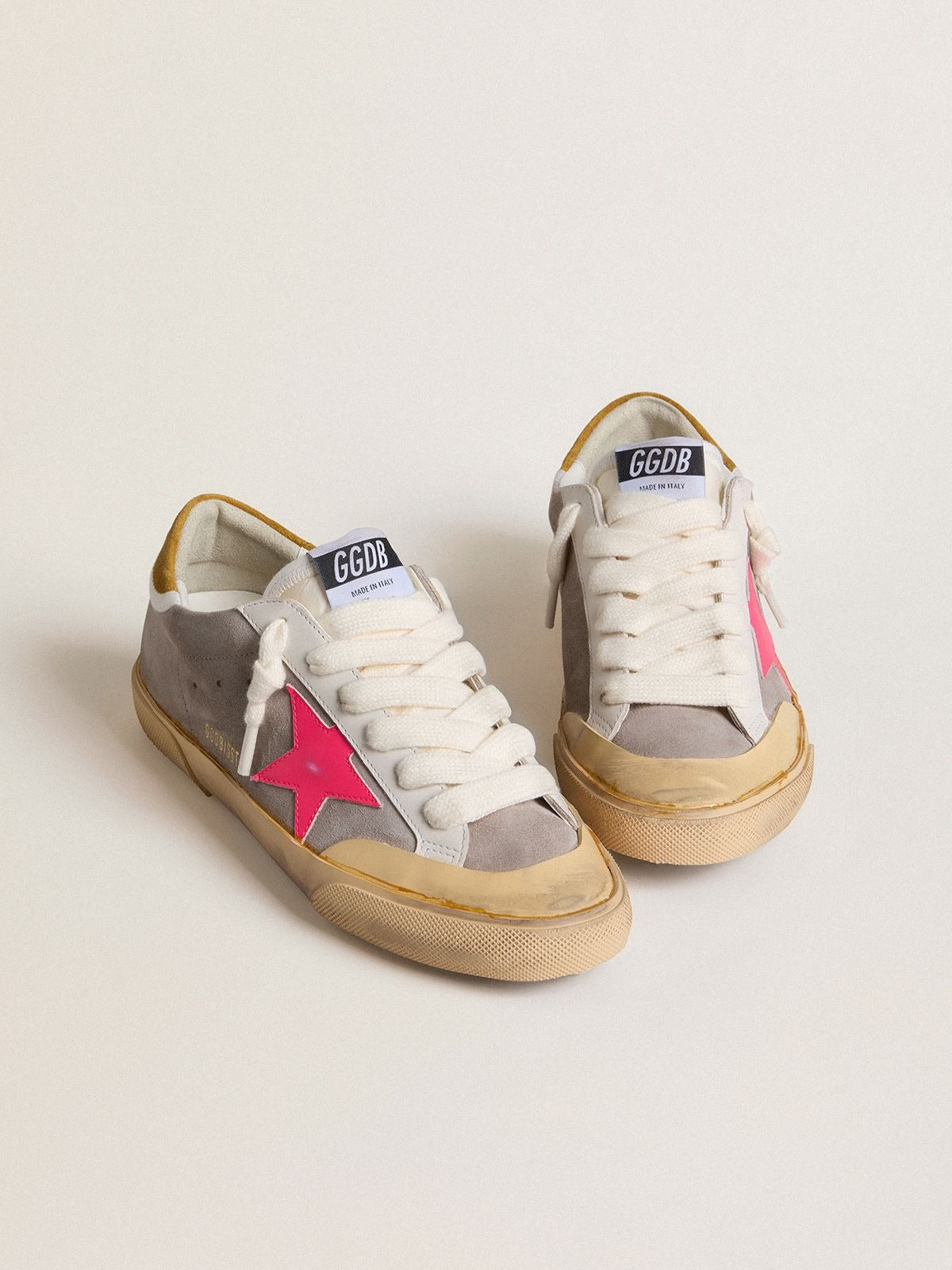 Tenis Golden Goose Super Star Suede Nylon Tongue Leather Star Mujer