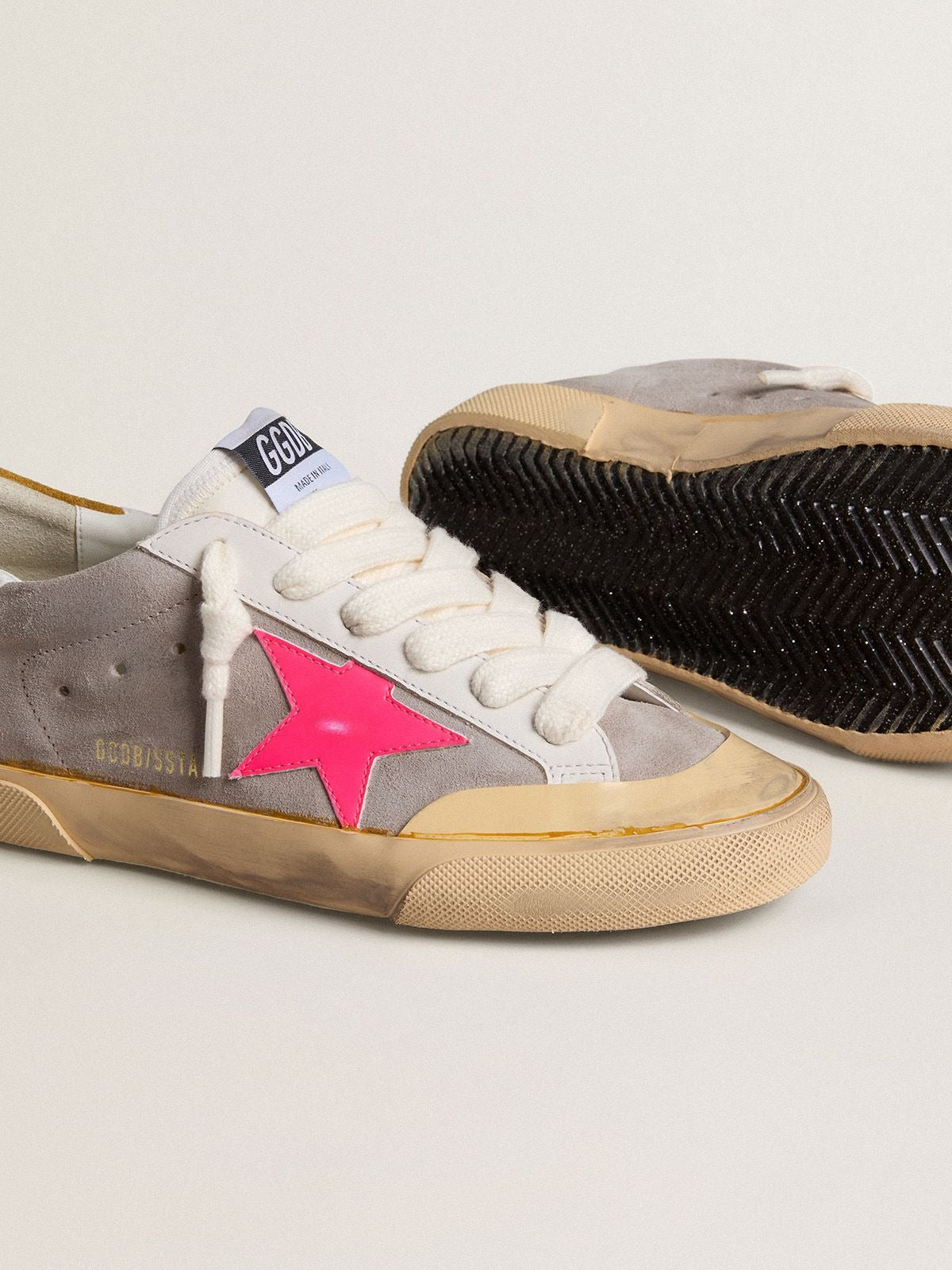 Tenis Golden Goose Super Star Suede Nylon Tongue Leather Star Mujer