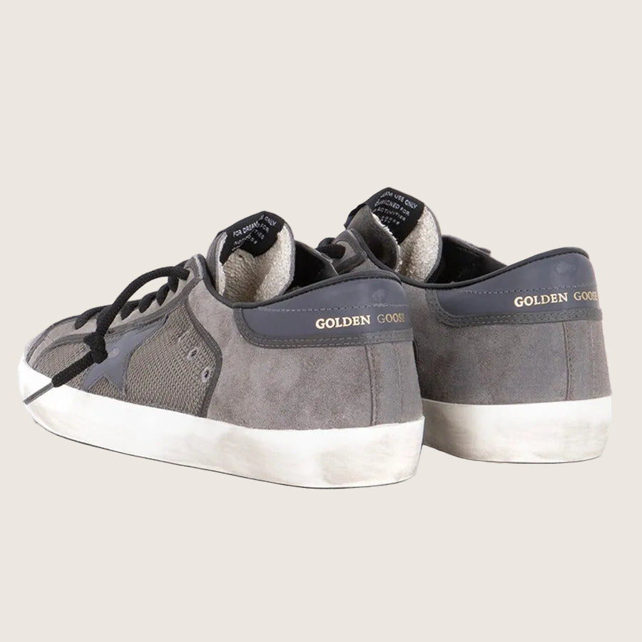Tenis Golden Goose Super Star Mesh Net And Suede Upper Suede Hombre