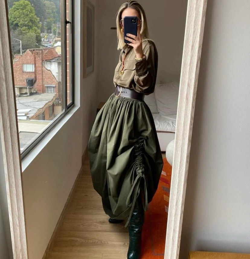 Midi Falda Coulisse