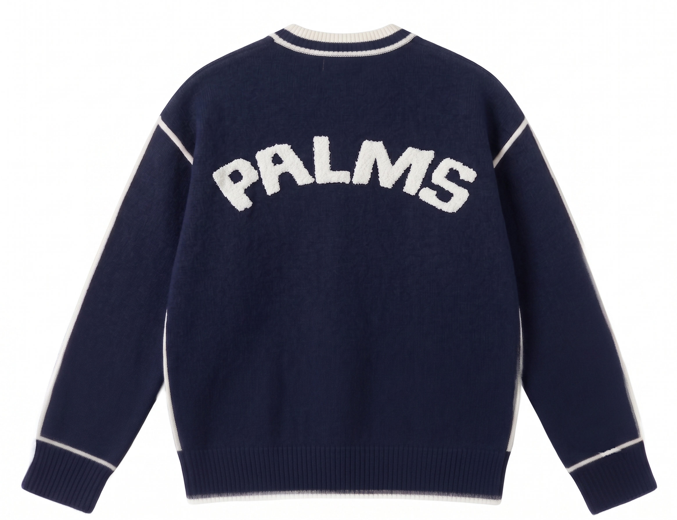 Jersey Crewneck Palms Knit