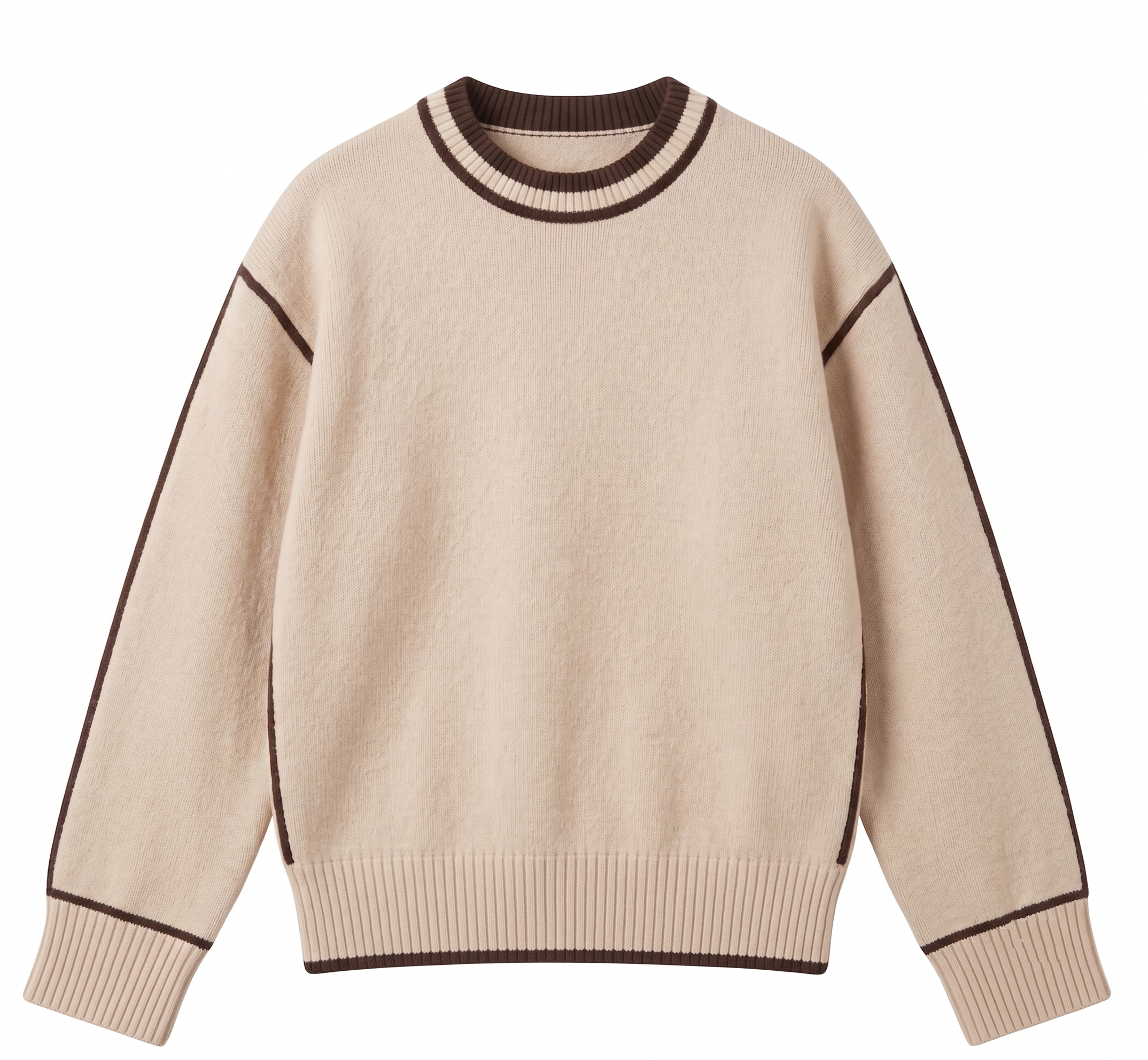 Jersey Crewneck Palms Knit
