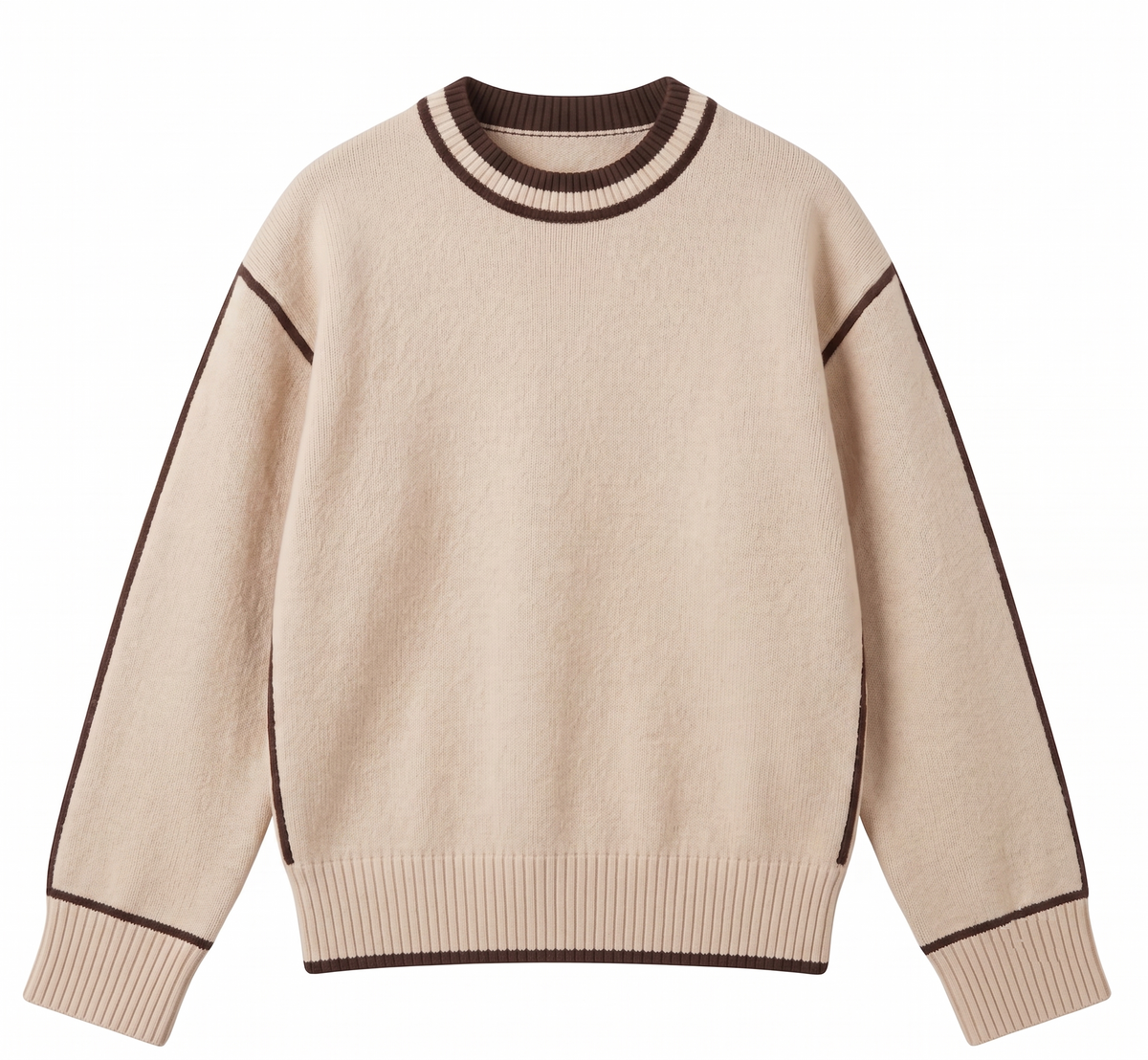 Jersey Crewneck Palms Knit