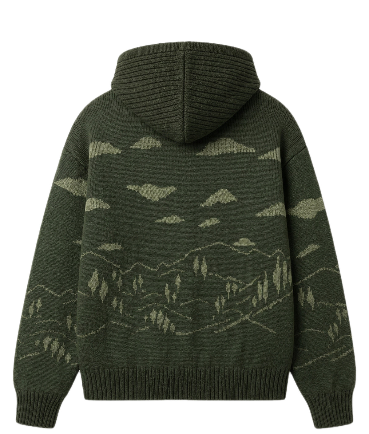 Hoodie Mountains Knit