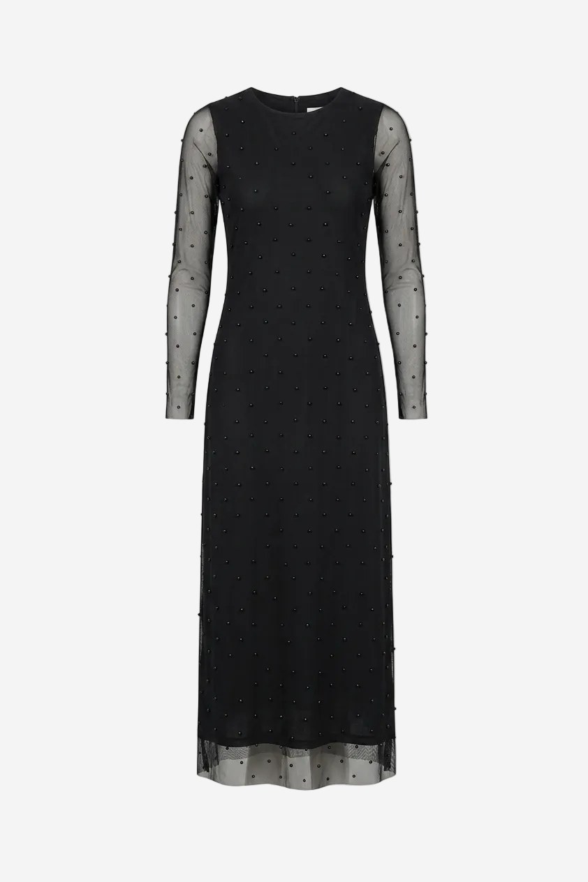Maxi Vestido Con Taches