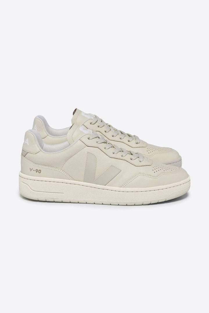 Tenis Veja De Hombre V-90 Ot Leather Cashew