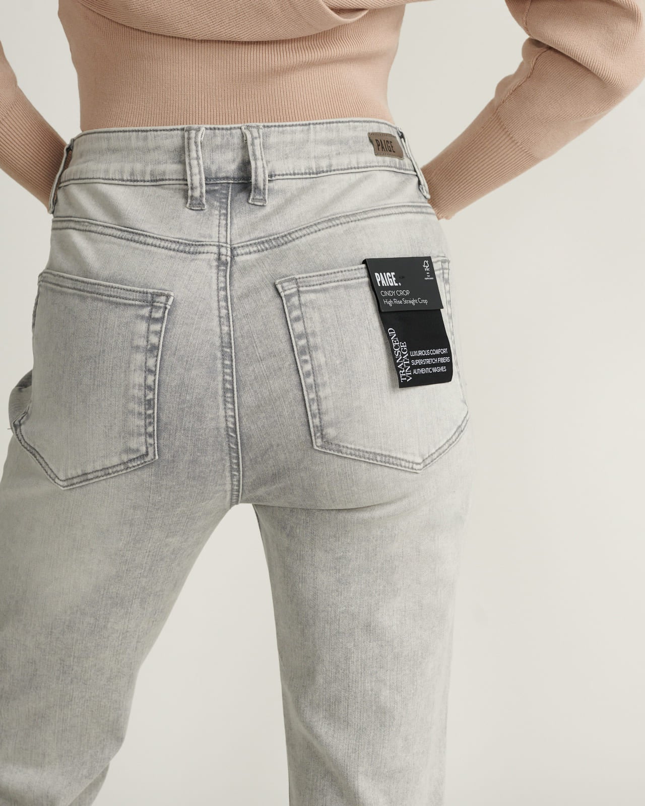 Jeans Cindy Crop Buttonfly Vintage Styling