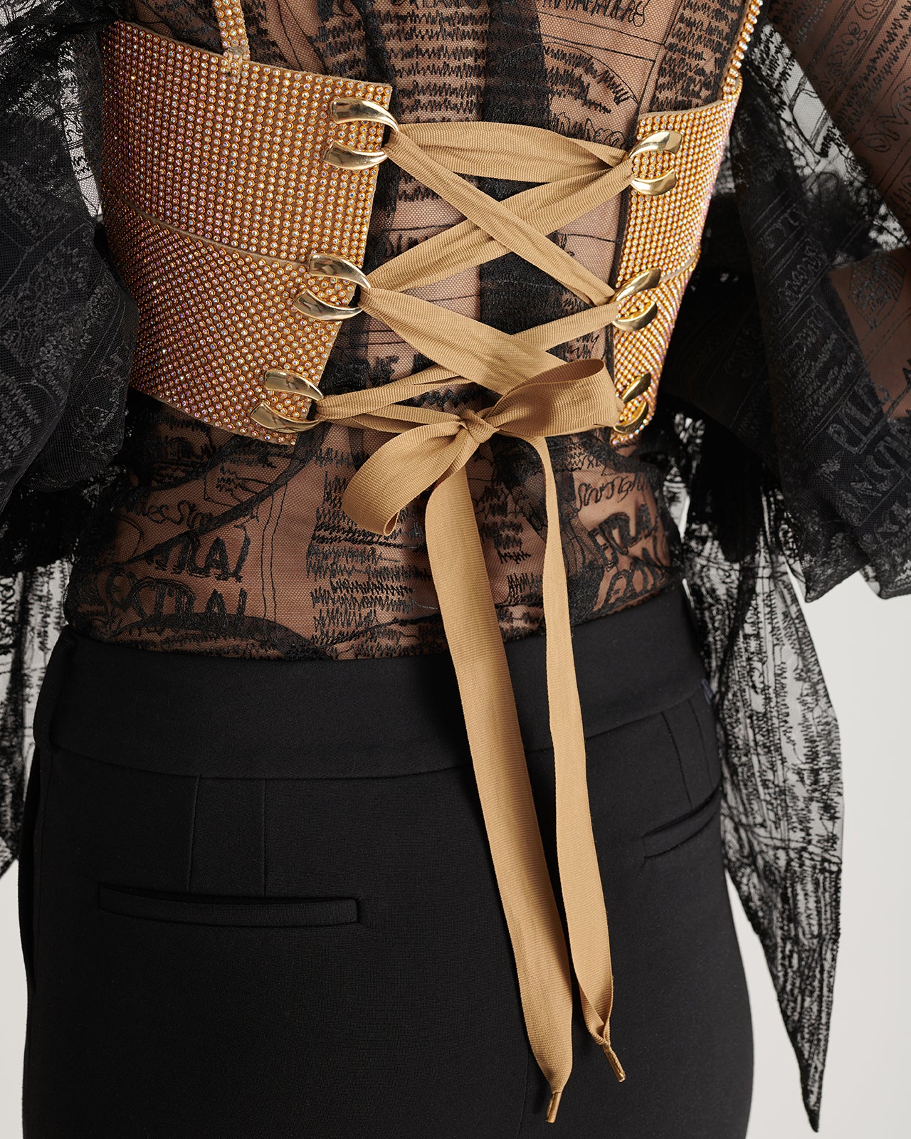Corset Tapa Cristal PEPLUM JORGE DUQUE CORSETS Malva CO