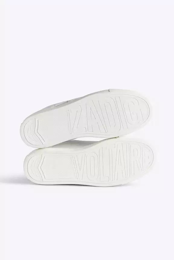 Tenis Zadig High Flash Smooth Calfskin Graff Mujer